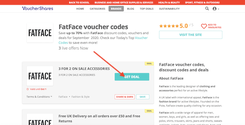 FatFace promotion code