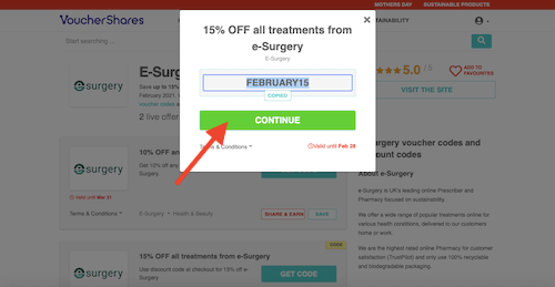 Go to the E-Surgery website
