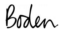 Boden - Free delivery over £30