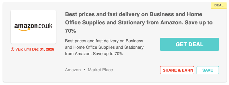 Amazon Office Supplies discount code