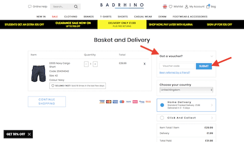 BadRhino UK voucher code discount
