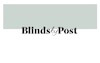 Blindsbypost Brand