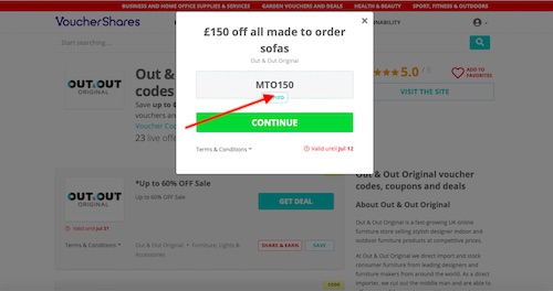 Copy Out & Out Original discount code