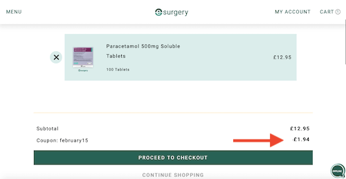 E-Surgery voucher code savings