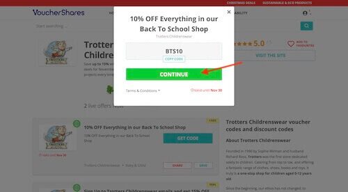 Go to the Trotters Childrenswear website