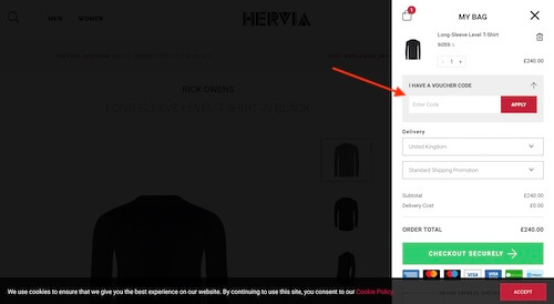 Hervia voucher code discount