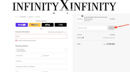 InfinityXinfinity.co.uk voucher code discount