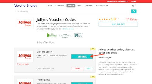 Jollyes-discount-code