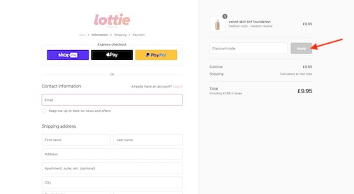Lottie-London-discount-code-discount