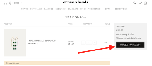 Ottoman Hands shopping bag