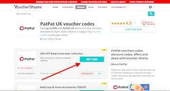 PatPat discount codes page