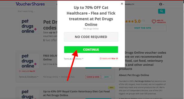 Pet Drugs Online Code