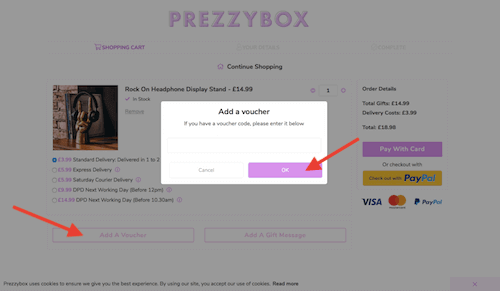 Prezzybox discount code discount