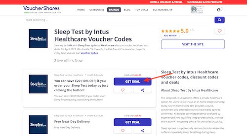 Sleep Test by Intus Healthcare discount code