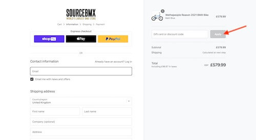 Sourcebmx voucher code discount