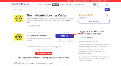 The Indytute discount code