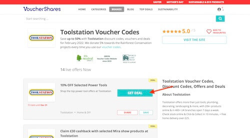 Toolstation voucher code