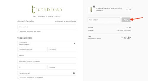 Truthbrush voucher code discount
