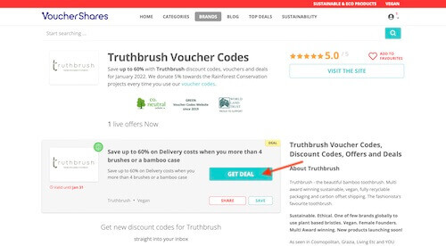 Truthbrush voucher code