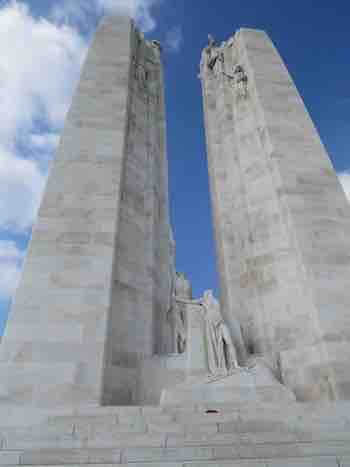 Vimy Ridge Canadian WW1 Memorial