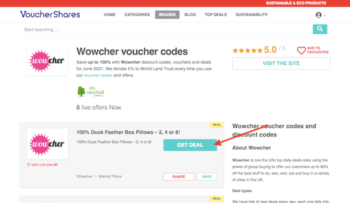 Wowcher voucher code