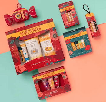 Burt's Bees Christmas present gift packs to choose from 