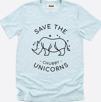 Kind Clothing blue Save the Rhino T-Shirt 